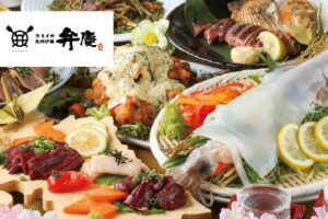 個室居酒屋　泳ぎイカ×もつ鍋<br>九州炉端　弁慶　岡山駅前店